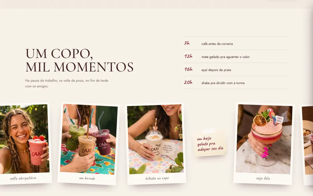 Momentos: Um copo, mil momentos