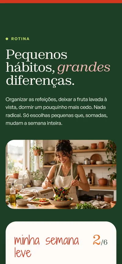Rotina no celular