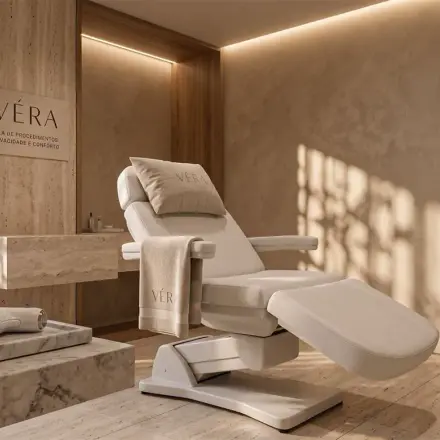 Sala de atendimento da clínica Véra